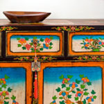 Asian furniture is often brightly painted and dramatic.