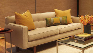 Mustard is a warm, rich interior design color.