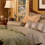 Notice the variety of pillow sizes, shapes, fabrics and textures.