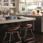 Casual dining doesn't require a table; a countertop works perfectly.