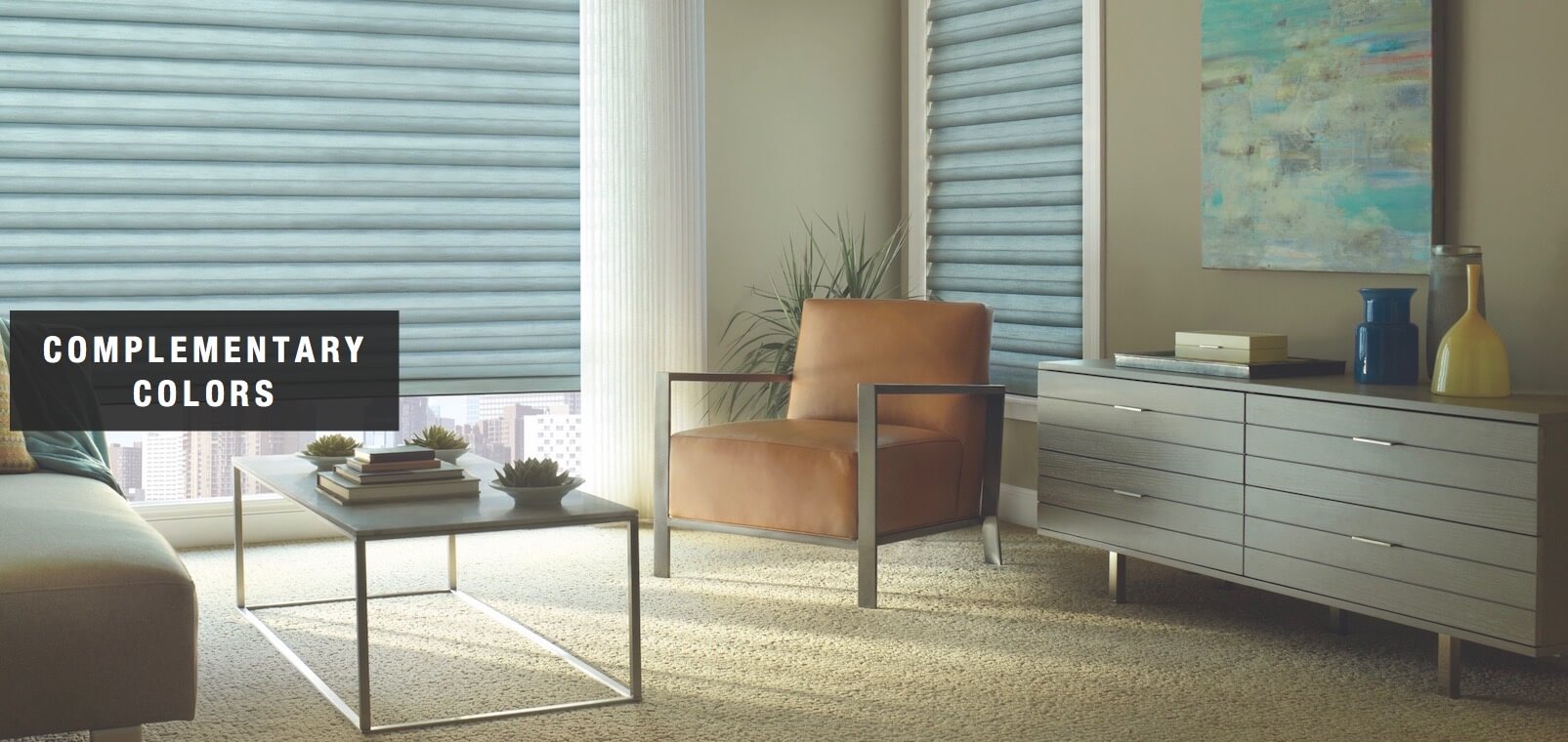Opposite colors attract and add energy. Shown with Solera® Soft Shades.