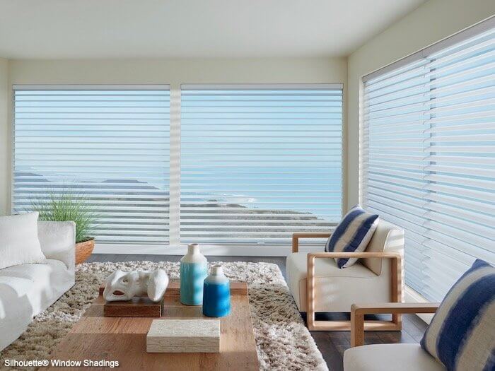 Silhouette Window Shadings - Clearview Originale in Living Room