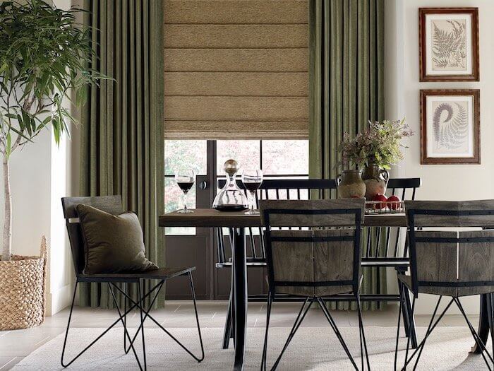 Roman Designer Shades, Berkshire - Dining Room